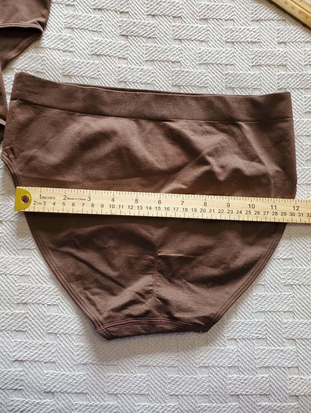 Quince 6pk Smoothing Comfort High-Waisted Brief Seamless Panty Cocoa Brown L - Picture 5 of 11
